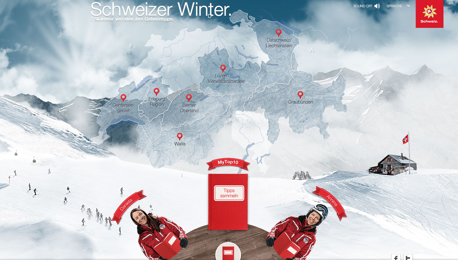 Skilehrer Stammtisch für Schweiz Tourismus
